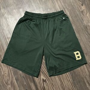 Green B shorts